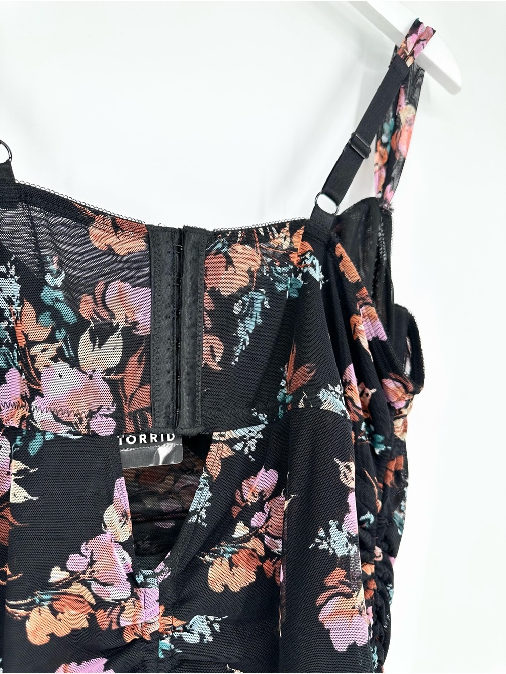 Torrid Curve Ruched Mesh Chemise - Picture 11 of 16